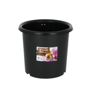 グリーンパル フラワーポット ブラック/8号