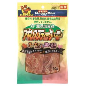 ドギーマン 無添加良品 アキレススティック 筋肉鶏 鶏もも+鶏