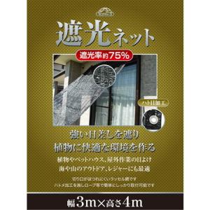 セフティ-3 遮光ネット 遮光率約75%/3mx4m 3mx4m