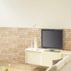 明和グラビア アクセント壁紙 腰壁シート レンガ 92X250（cm）/WAP-509 レンガ ベージュ/92X250（cm）