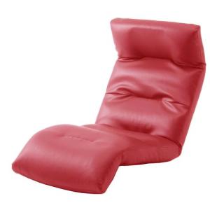 セルタン 日本製 座椅子 和楽の雲 PVC/A193下R-596RED レッド/下タイプ