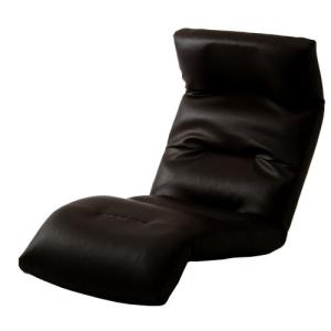 セルタン 日本製 座椅子 和楽の雲 PVC/A193下R-597BK ブラック/下タイプ