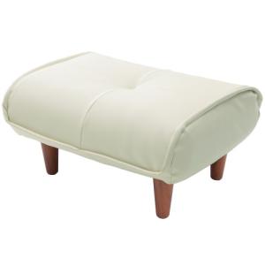 セルタン 日本製 ポケットコイルオットマン PVC/A281p-598WH アイボリー