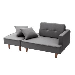 セルタン ポケットコイル カウチソファー NAP 日本製/A969p-625GRY アッシュグレー/二人掛け