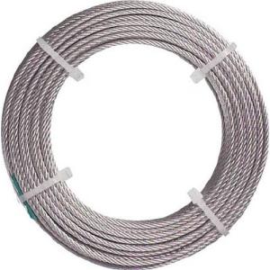 TRUSCO ステンレスワイヤロープ ナイロン被覆/CWC15S10_3100 Φ1.5x10m