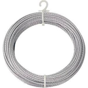 TRUSCO メッキ付ワイヤーロープ Φ4mmX20m/CWM4S20_3100 φ4mm×20m