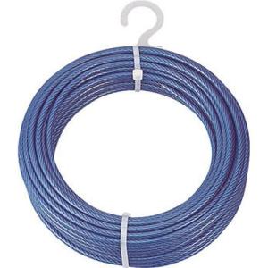 TRUSCO メッキ付ワイヤーロープ PVC被覆タイプ/CWP3S20_3100 φ3mm×20m