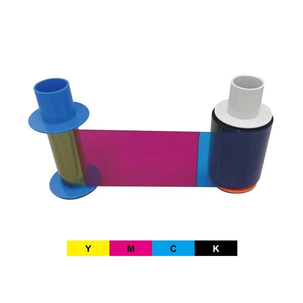 再転写用カラーリボン　YMCK　500面/巻　（HDP5600用）　84511