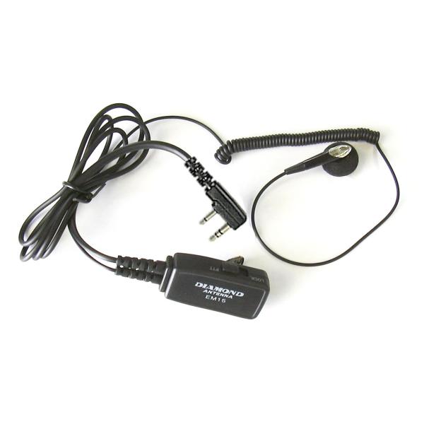 EM15K ダイヤモンド ハンディ用クリップマイク＆イヤホン