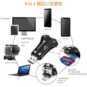 スマホ SDカードリーダー USBメモリ バッ...の詳細画像4