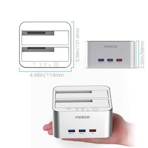 FIDECO HDDクローンスタンド高速USB...の詳細画像4