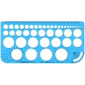 ステッドラー テンプレート 円 定規 976 01