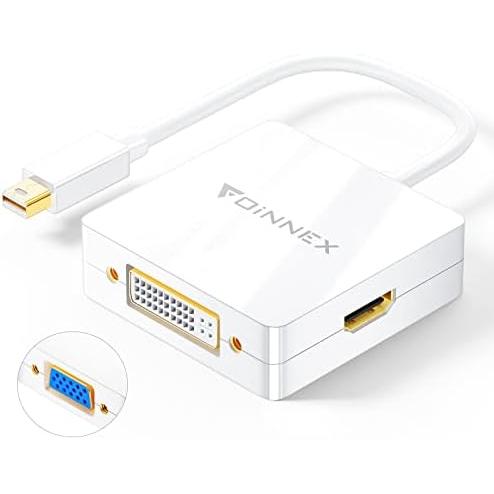 Mini Displayport HDMI VGA DVI 変換アダプタ3in1 Mini DP H...