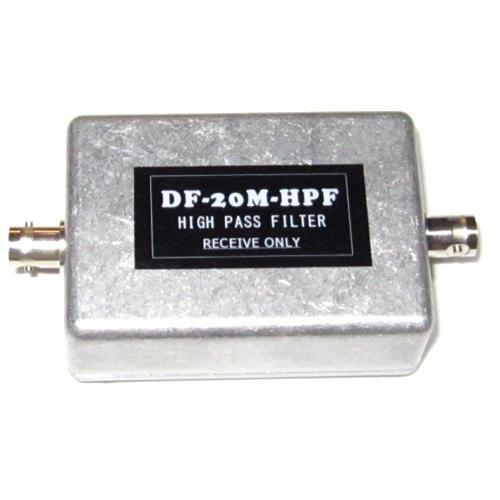 DF-20M-HPF　受信専用ハイパスフィルター　20MHz以下を減衰させ、20MHz以上を通過させ...