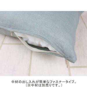 リネン カラー豊富 クッションカバー リトアニ...の詳細画像3