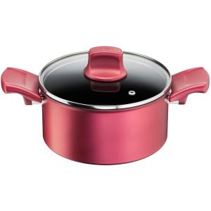 【新品　未使用】ティファール　プルミエ　スクリプト2　シチューパン　20cm T-fal（ティファール） ステンレス製 シチューパン（両手鍋）＆ガラス