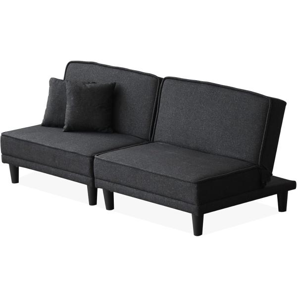 61215 パソナ（BK） ソファベッド ソファー セパレート おしゃれ リクライニング 14段階 ...