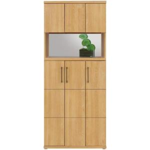 【完成品】 88041 ロード（NA） 80 H オープン 靴箱 下駄箱 シューズボックス 棚 収納...