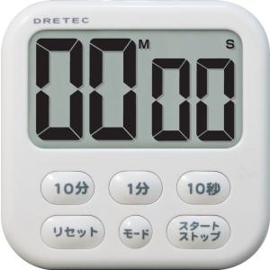 ドリテック 大画面タイマー シャボン6  ホワイト T-542 WT