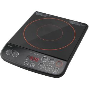ドリテック デカボタンIH調理器 ブラック DI-113 BK