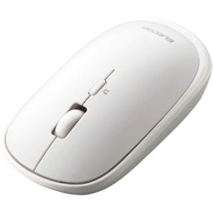 エレコム 薄型 Bluetooth対応 4ボタンBlueLEDマウス ホワイト M-TM10BBWH｜ddshop