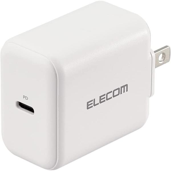 エレコム USB コンセント USB PD 充電器 20W出力 Type-C ×1ポート ホワイト ...