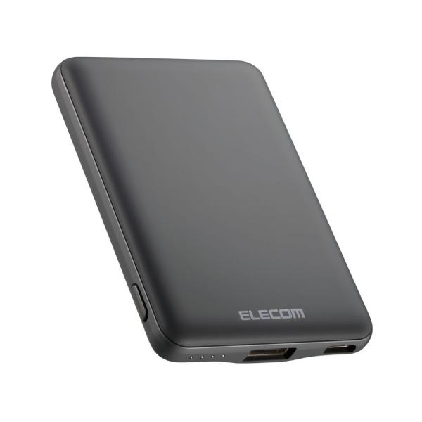 エレコム　ELECOM　モバイルバッテリー 5000mAh 12W 入力(Type-C×1) 出力(...