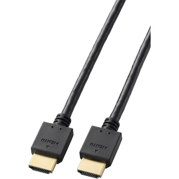 エレコム HDMI ケーブル 1m ハイスピード 4K/30Hz ARC対応 金メッキ 3重シールド...