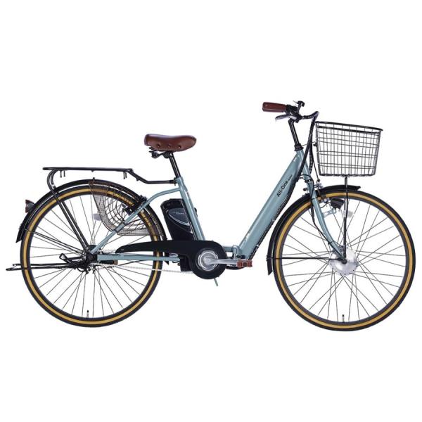 21テクノロジー 電動アシスト自転車 26インチ 折りたたみ機能 軽量設計 AO260-MG【マット...