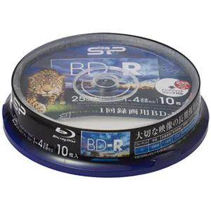 Silicon Power　シリコンパワー　4倍速対応 BD-R 10枚パック　25GB ホワイトプ...