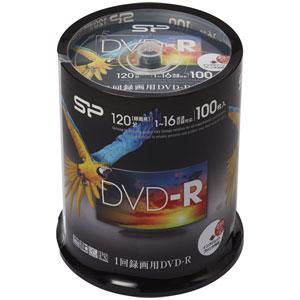 Silicon Power　シリコンパワー　16倍速対応 DVD-R 100枚パック4.7GB ホワ...