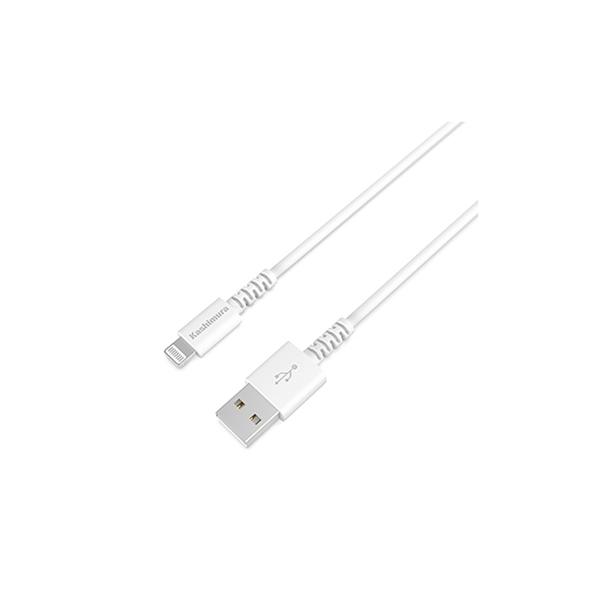 カシムラ USB充電＆同期ケーブル 50cm ライトニング ホワイト KL-112(WH)