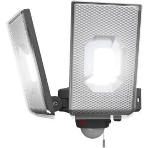 ムサシ(MUSASHI) 12.5W×2灯スライド型LEDセンサーライト コンセント式 屋外 防水 常夜灯 投光器 フラッシュ LED-AC2050｜ddshop