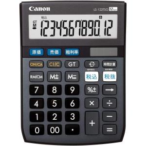 Ｃanon 電卓 12桁 ミニ卓上サイズ 時間計算 商売計算機能 LS-122TSGSOB｜ddshop