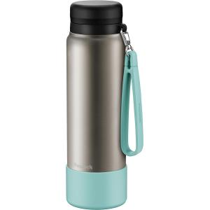 ピーコック 水筒 1L スポーツドリンク対応 ストラップ付 スポーツマグ マットクリア AKD-RS...