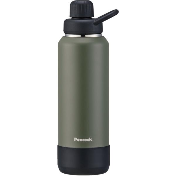 ピーコック　炭酸対応ボトル　1.0L　カーキ　AJL-R100K