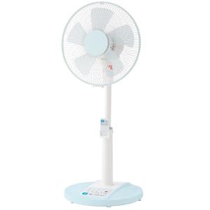ゼピール 30cmリビング扇風機 リモコン付き DR-120-I(BL)