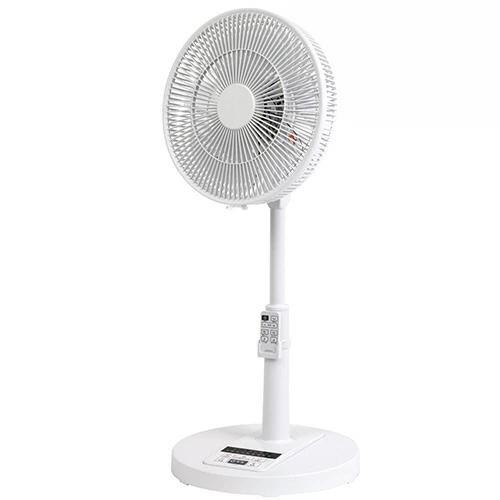 ゼピール　リモコン式ＤＣリビング扇風機　ZFL-D4B（W）