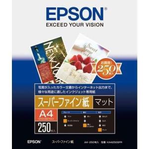 EPSON コピー用紙 A4 純正スーパーファイン紙 厚み0.12mm 250枚 KA4250SFR｜ddshop