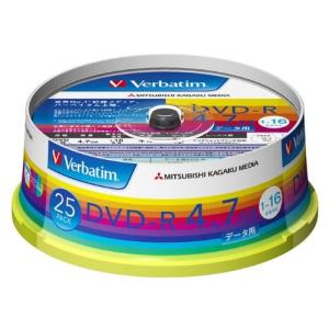 三菱ケミカルメディア Verbatim 1回記録用 DVD-R  DHR47JP25V1