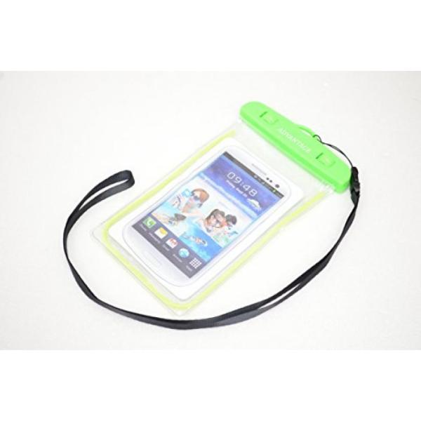 選べる8色 スマホ防水ケース 蓄光 夜光 カバー ネックストラップ 【ADVANTAGE】 iPho...