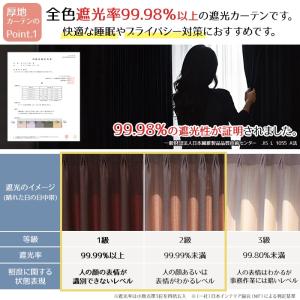 カーテン 4枚セット 2枚セット 遮光1級 ミ...の詳細画像3