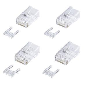 サンワサプライ カテゴリ6RJ-45コネクタ(単線用) ADT-6RJ-10N