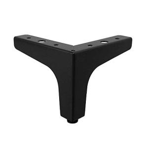 Steppiano 家具脚 4本セット ソファー足 テーブル脚 家具パーツ 脚 継脚 滑り止め 家具の足 DIY ソファー/ベッド/キャビネット足の交換用 10*10cm