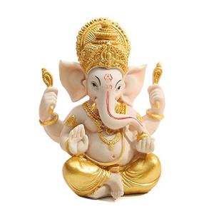 ガネーシャ像（座）　金属製　約2.5cm 　ー インドの小さな神さま ー ガネーシャ像（座） 金属製 約2.5cm ー インドの小さな神さま ー