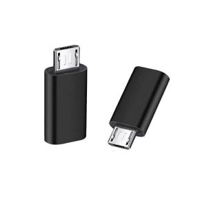 YFFSFDC マイクロUSB変換アダプター タイプC Micro USB 変換アダプタ 2個入り Type C メス to Micro USB オス 変換コネクタ｜de-light