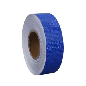 MaT store 反射テープ 反射 シール 反射板 コンクリートに貼れるテープ 25m 幅5cm (ブルー)の商品画像