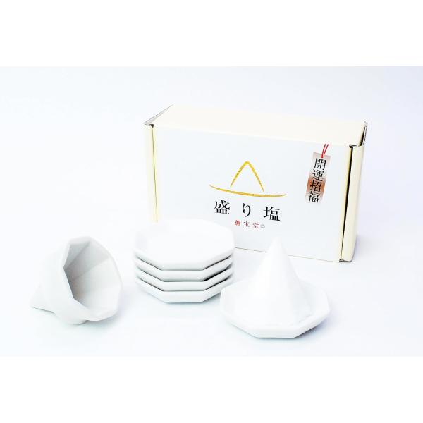 Moa Feteli（モアフェティ） 盛り塩 セット 開運 ■国産■ 素焼き 八角 盛塩セット＜小＞...