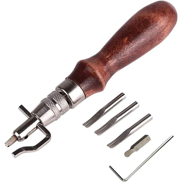 GOOMAND クラフト社 革工具 ステッチンググルーバー DIY レザークラフト 工具