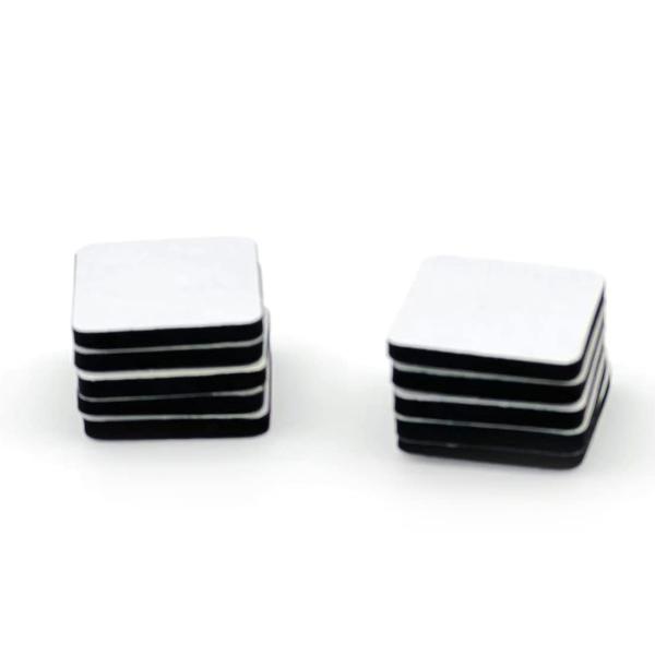 Tuklye LS超強力両面テープ はがせる DIY 多用途 (ブラック 25×25mm （10枚）...